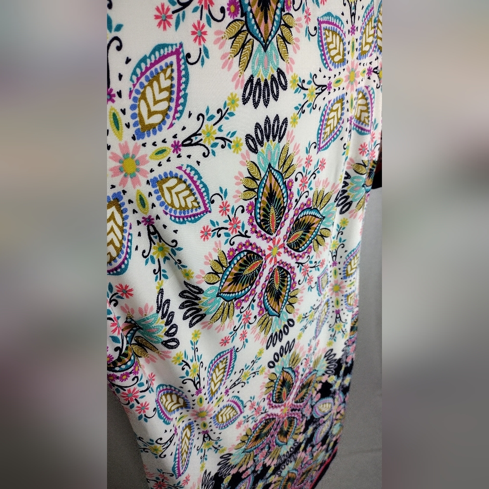 Eliza J Dress Womens Size 2 Paisley Print Jersey Shift NWT - Picture 8 of 12